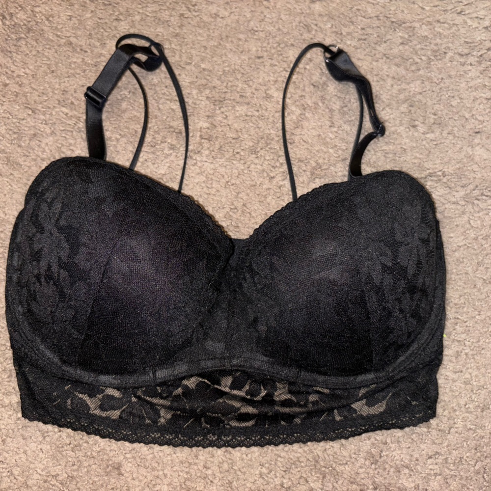 VS PINK LACE PUSH-UP BRALETTE